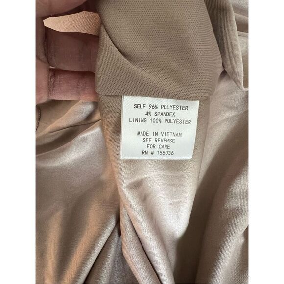 Birdy Grey Maxi Dress Womens Medium Taupe Alex NWT(Only One Tie Strap Included) - Picture 8 of 14